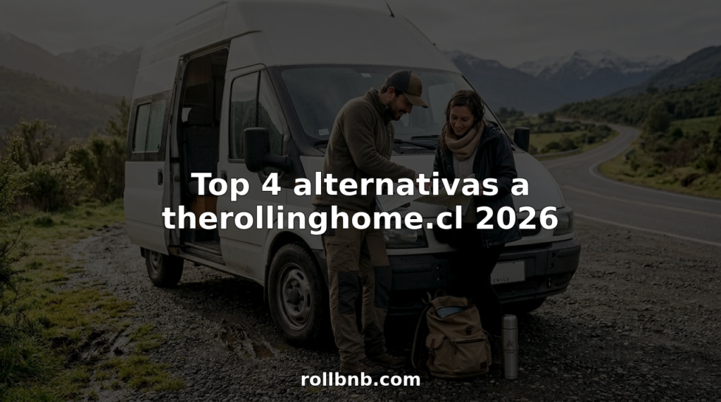 Viajeros que planean recorrer Chile en una casa rodante