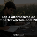 Persona buscando opciones para arrendar campers en Chile desde la comodidad de su hogar.